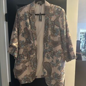 NWT Express Paisley Blazer